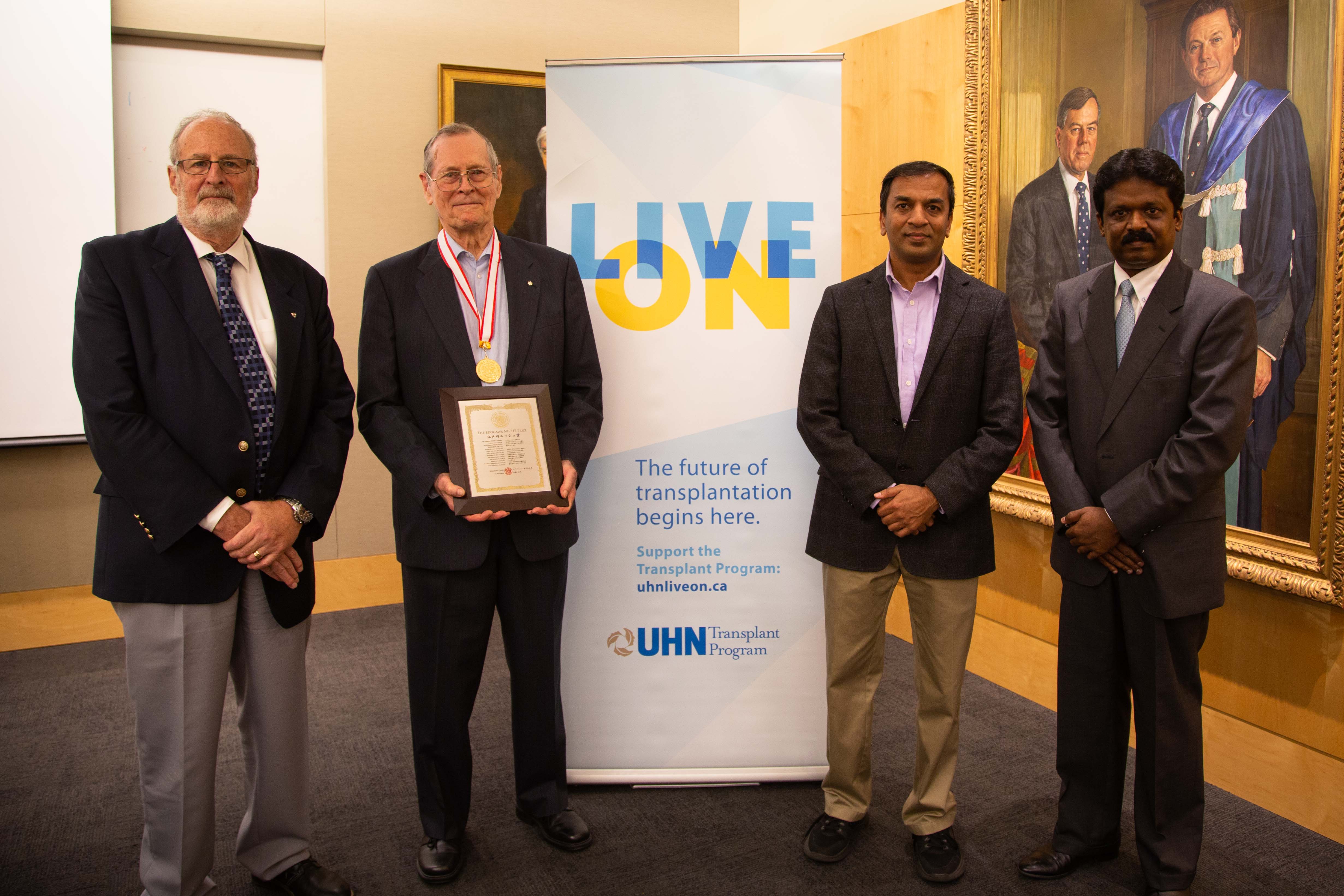 Professors Gary Levy, James Till, Atul Humar and Dr. Samuel Abraham