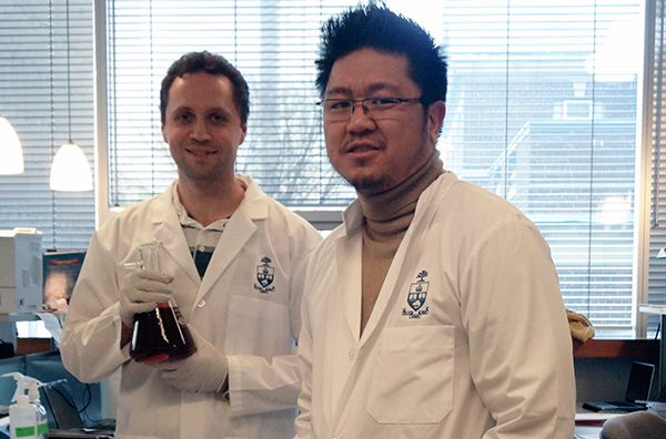 Kyryl Zagorovsky and Professor Warren Chan