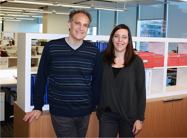 Professor Alan Davidson and Assistant Professor Karen Maxwell
