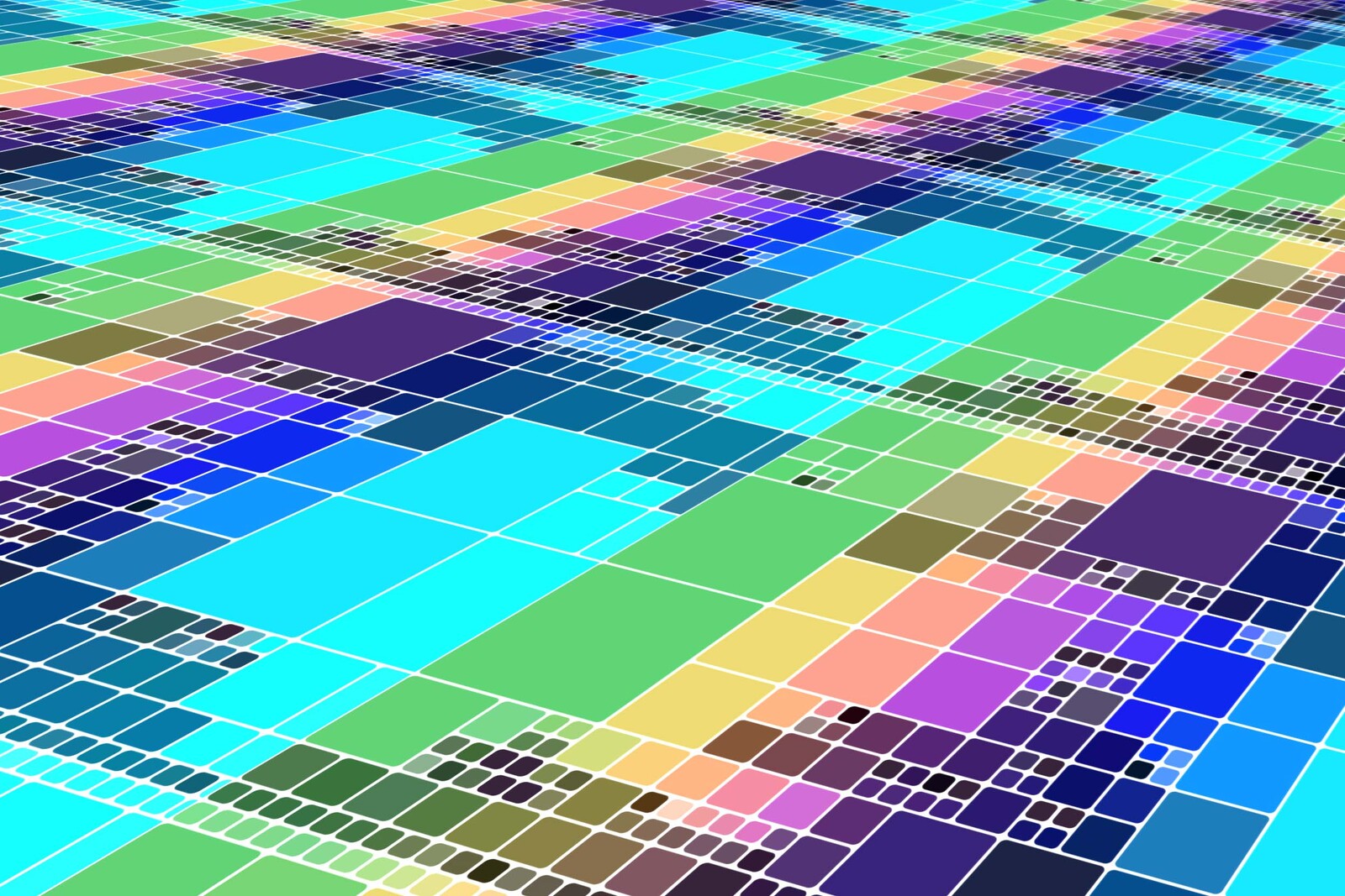 abstract image with colourful squares