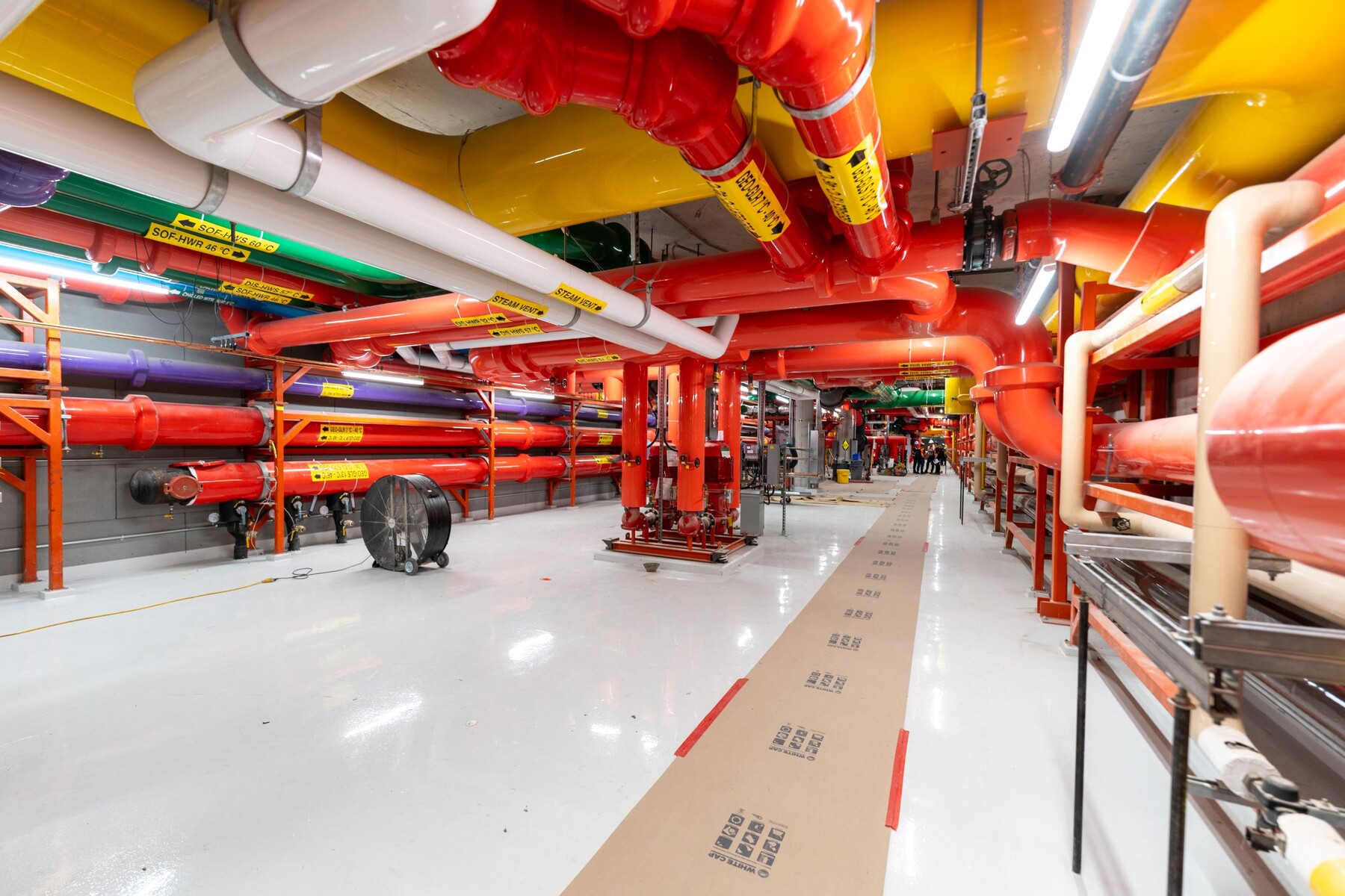 Pipes underground