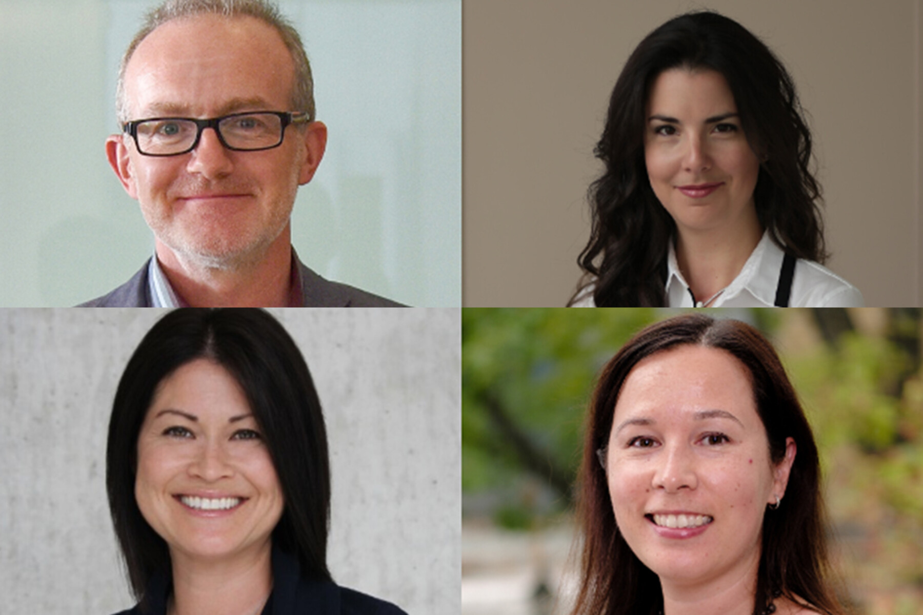 Profs. Richard Horner, Helen Miliotis, Kristina Lisk and Sian Patterson