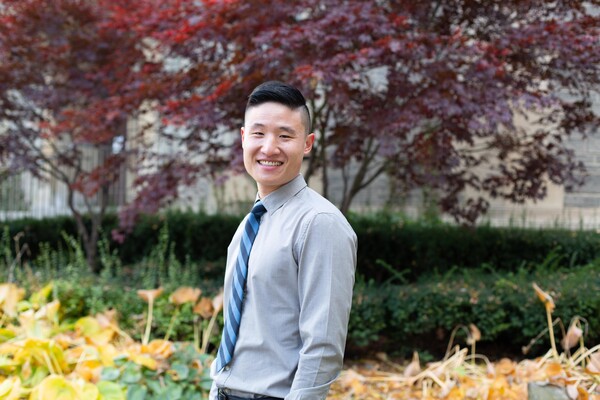 Portrait of graduating student Marcus Yu