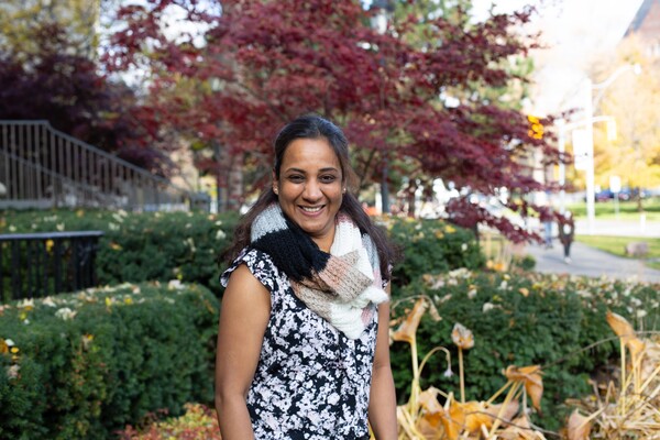 Portrait of graduating student Naaz Desai