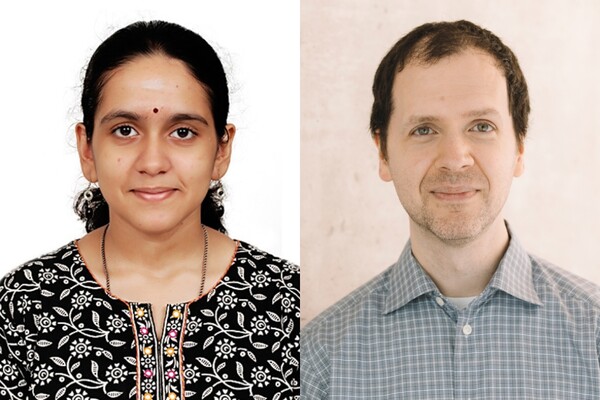 Photos of Research Associate Hamsini Suresh and Associate Professor Jesse Gillis