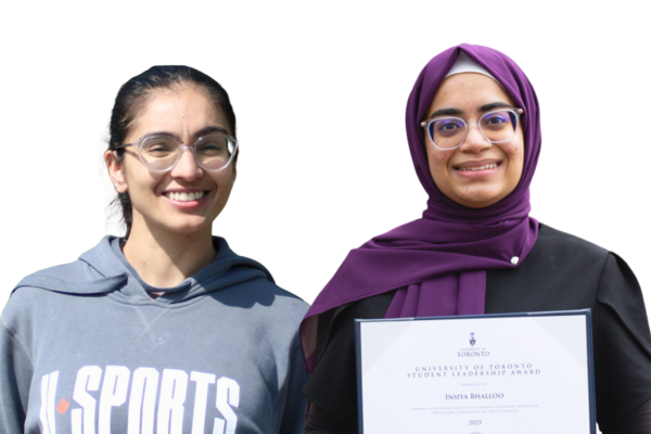 Portrait of Mehakpreet Thind and Insiya Bhalloo