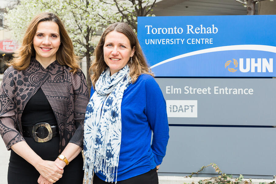 Professors Margaret Herridge (l) and Jill Cameron (r)