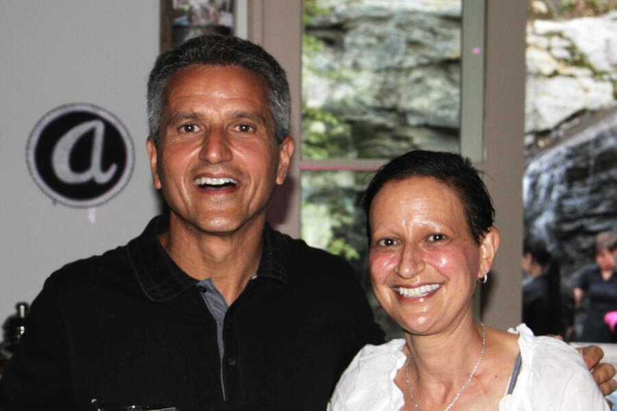 Andrew Hoffman, with his late sister Katie Hoffman