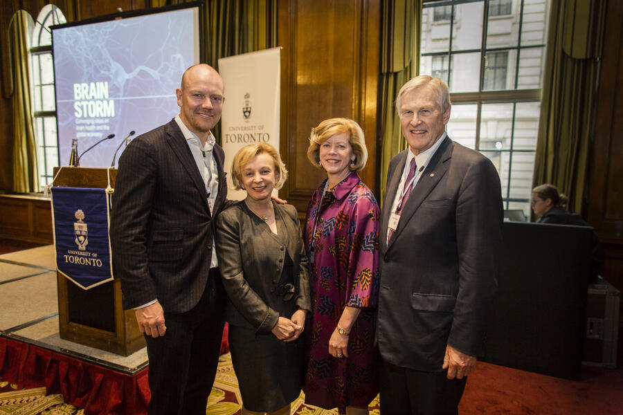 Mats Sundin, Moya Green, Catharine Whiteside and Michael Wilson