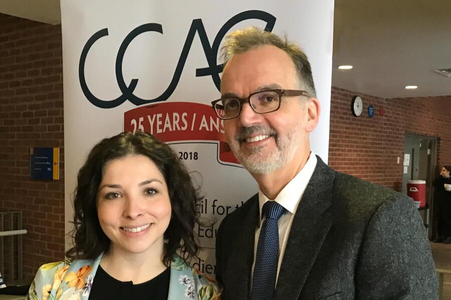 Darina Landa and Dean Trevor Young