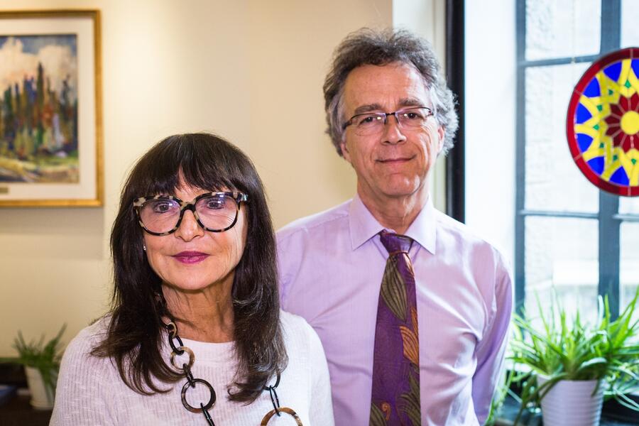 Gillda Leitenberg and Marcel Reux