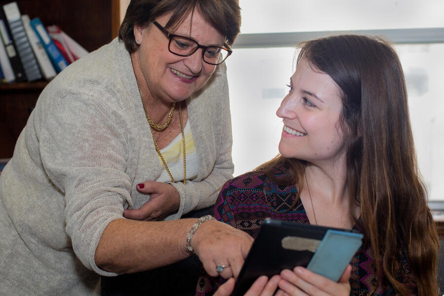 U of T Professor Mary L’Abbé and Jodi Bernstein