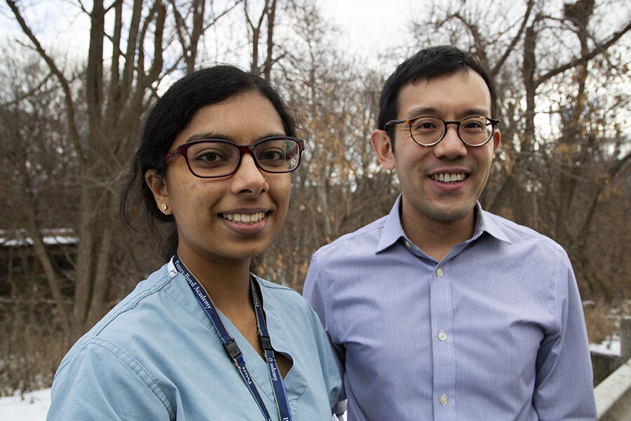 Dr. Andrew Lim and Kirusanthy Kaneshwaran