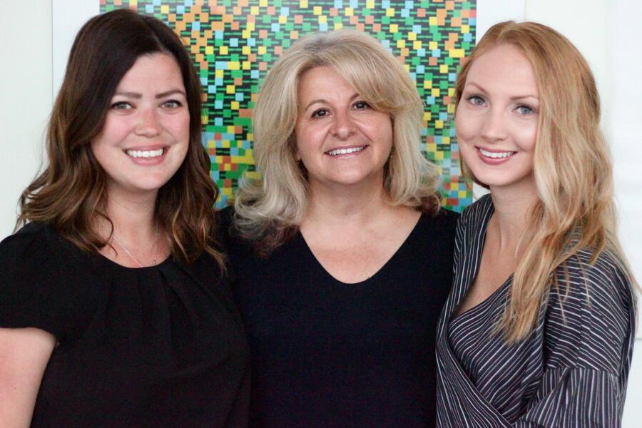 Rebecca Ruddy, Cindi Morshead and KelseyAdams