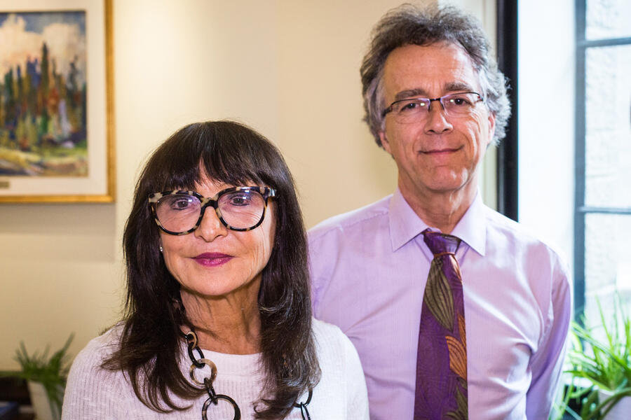 Gillda Leitenberg and Marcel Reux