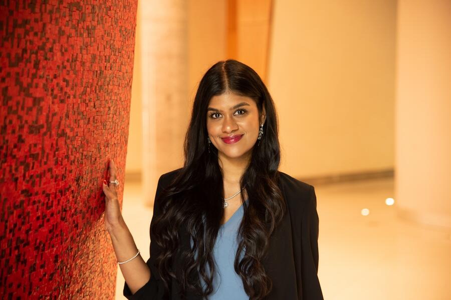 Aditi Sivakumar in Medical Sciences Building