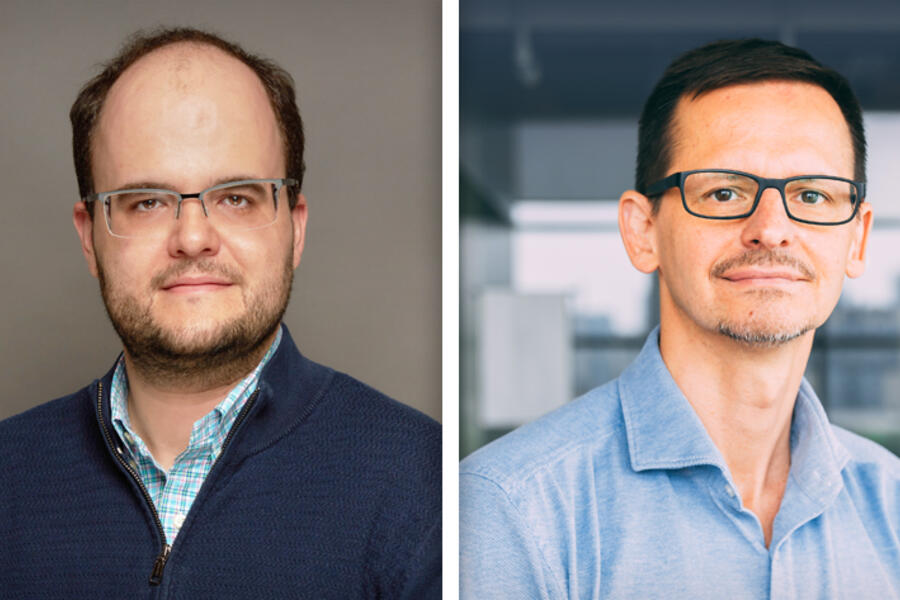 Portraits of Ivan Martinez-Valbuena and Gabor Kovacs