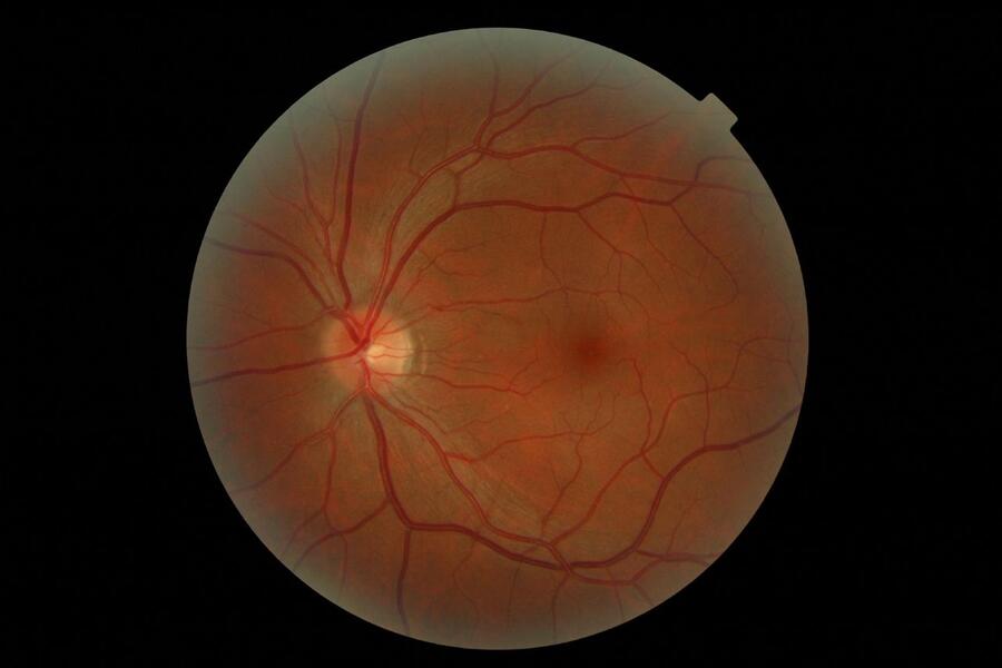 Eye retina image
