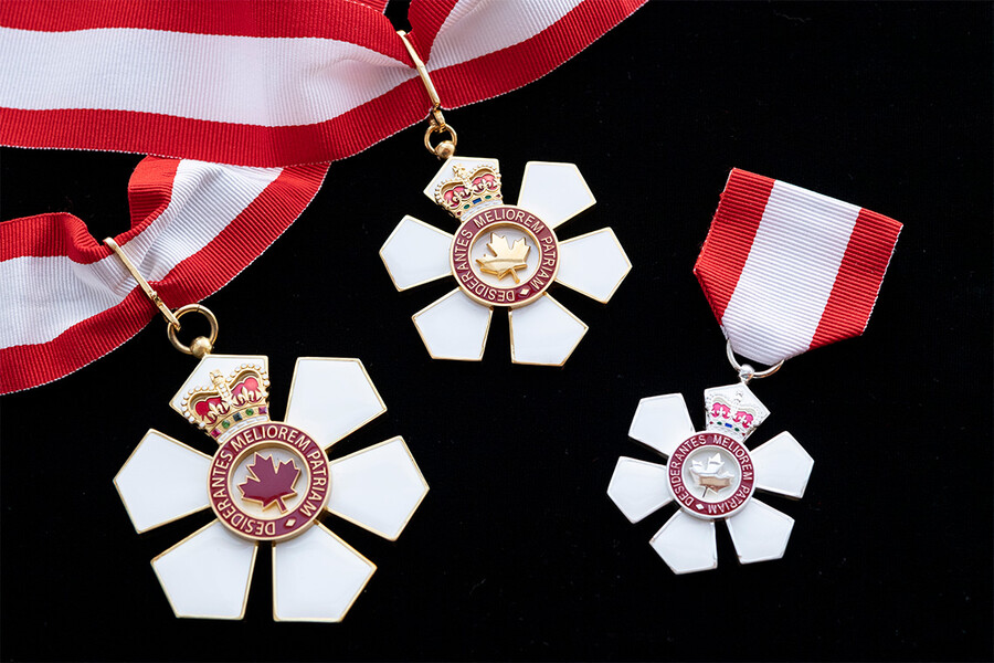 Order of Canada medals