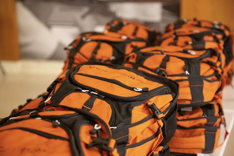 Orange Backpacks for the Class of 2T5