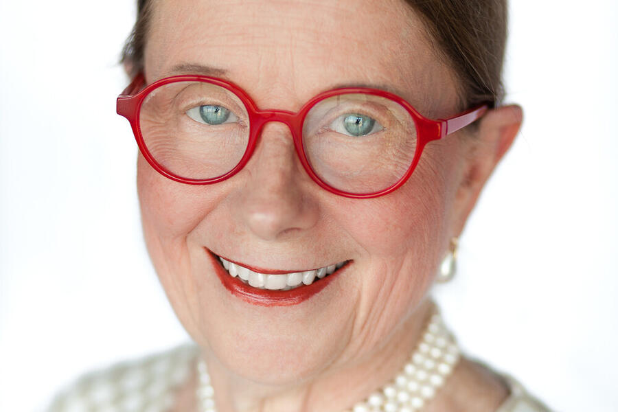 Frances Shepherd smiles into the camera