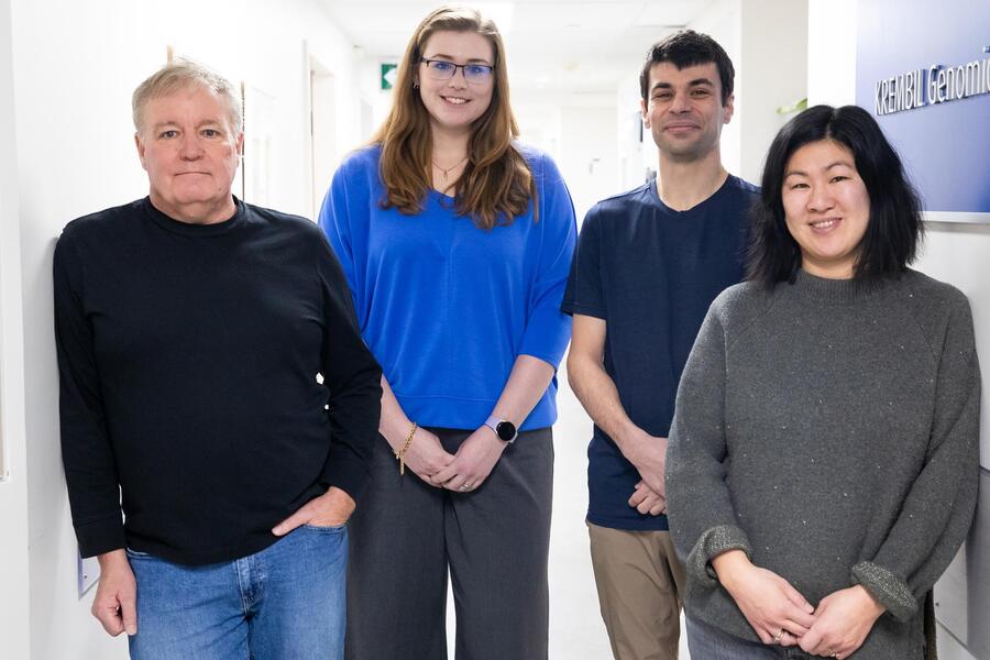 Jeff Wrana, Lauren Caldwell, Khalid Al-Zahrani and Marie-Ming Aynaud