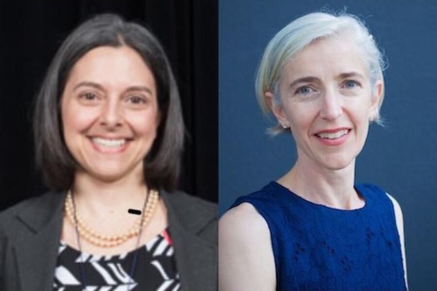 Professors Julie Maggi and Pier Bryden