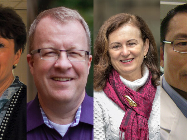 New Tier 1 Canada Research Chairs Denise Belsham, Scott Gray-Owen, Deborah O'Connor and Burton Yang