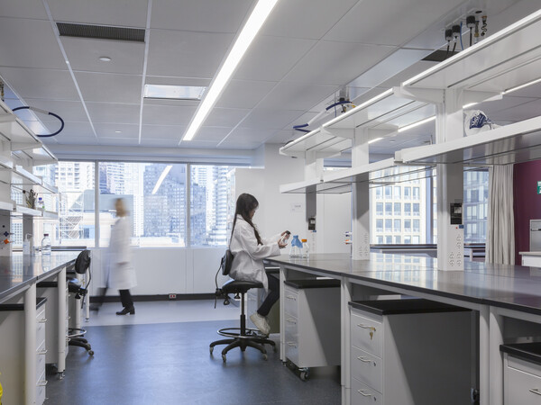 Newly refurbished lab.