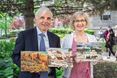 Dr. John Floras and Ramona Rea of the Banting Research Foundation