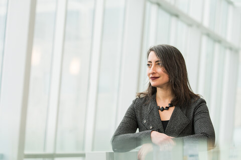 Professor Leah Cowan of the department of molecular genetics.