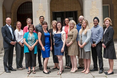Group photo of Staff IMPACT Award winners