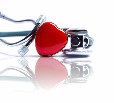 heart and stethoscope