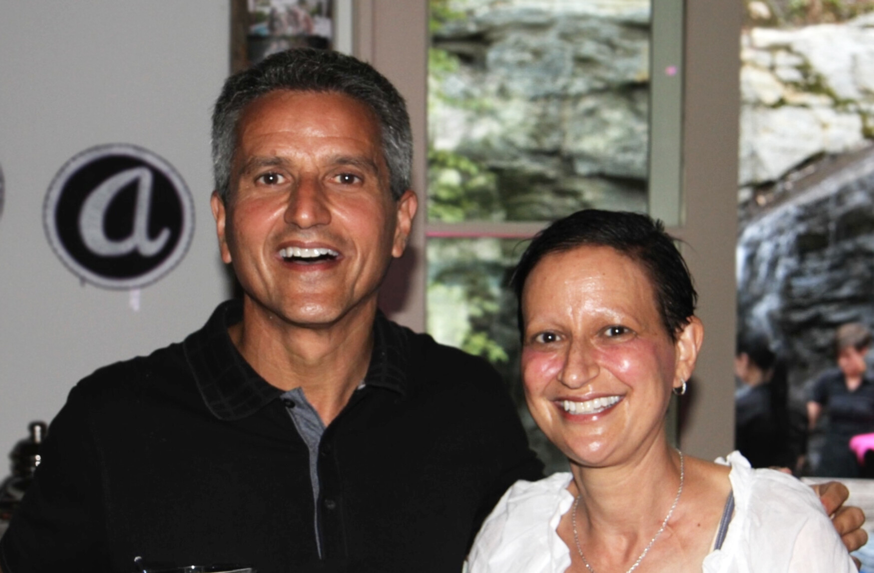 Andrew Hoffman, with his late sister Katie Hoffman