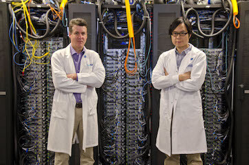 Professor Stephen Scherer and Dr. Ryan Yuen. Photo courtesy of SickKids Creative Services Studio, Robert Teteruck