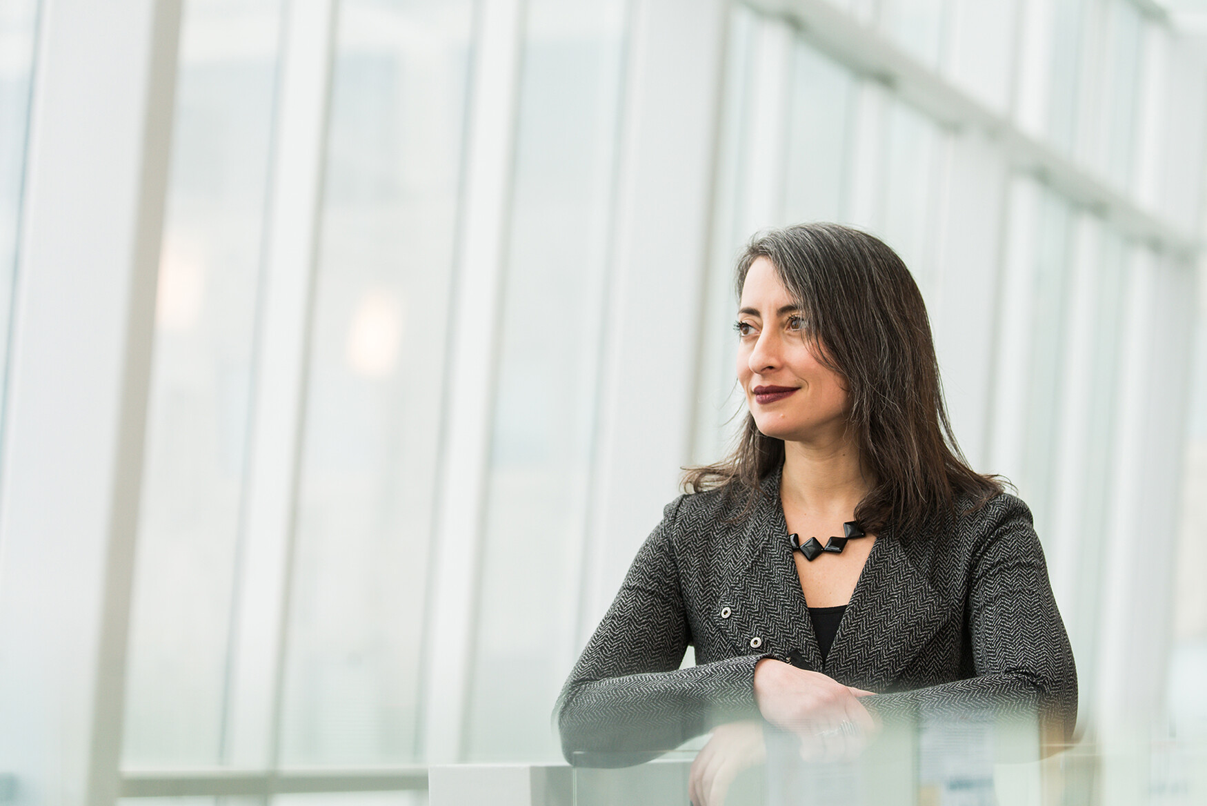 Professor Leah Cowan of the department of molecular genetics.