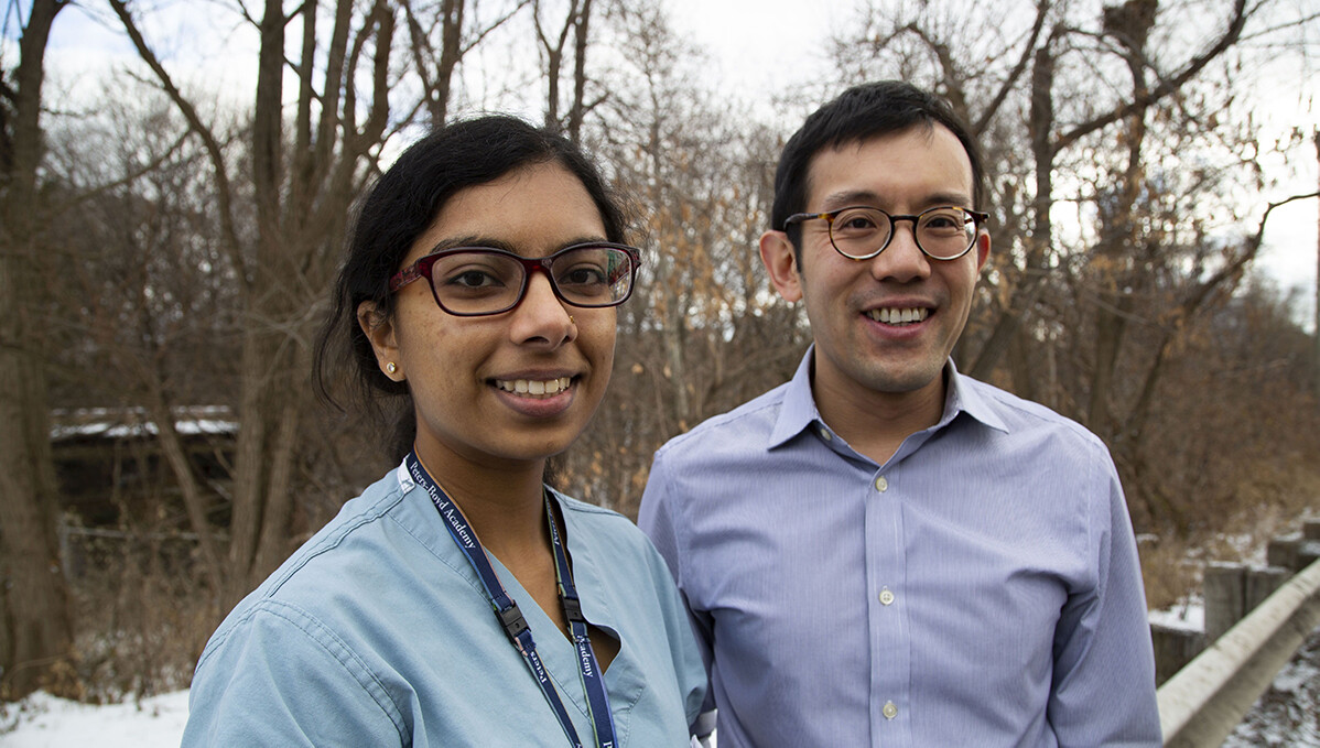 Dr. Andrew Lim and Kirusanthy Kaneshwaran