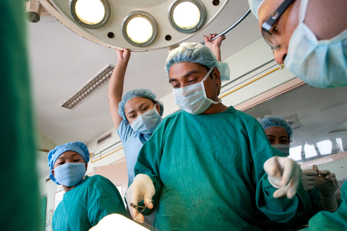 Surgery in Nepal. Photo: Darcy Padilla for ReSurge