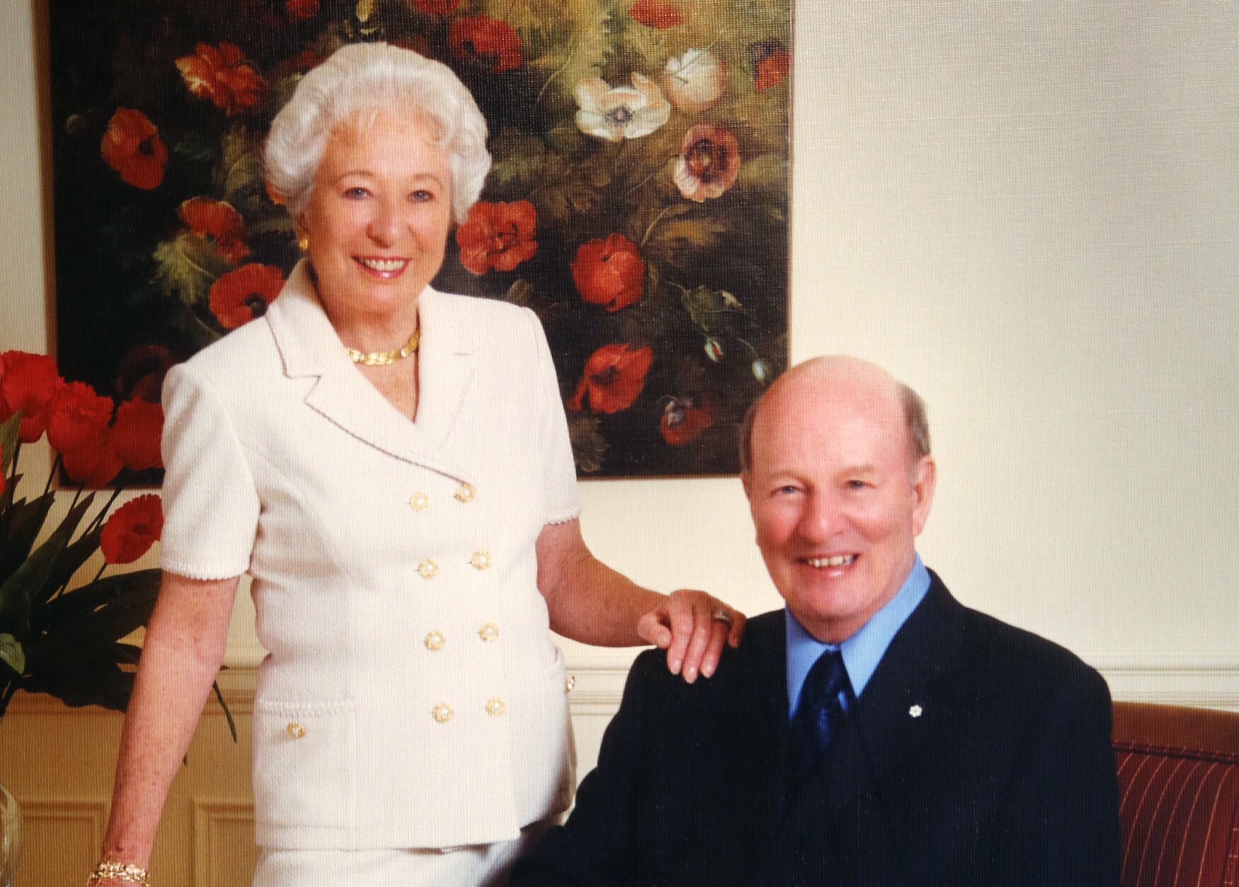 Painting of Margaret and John Bahen