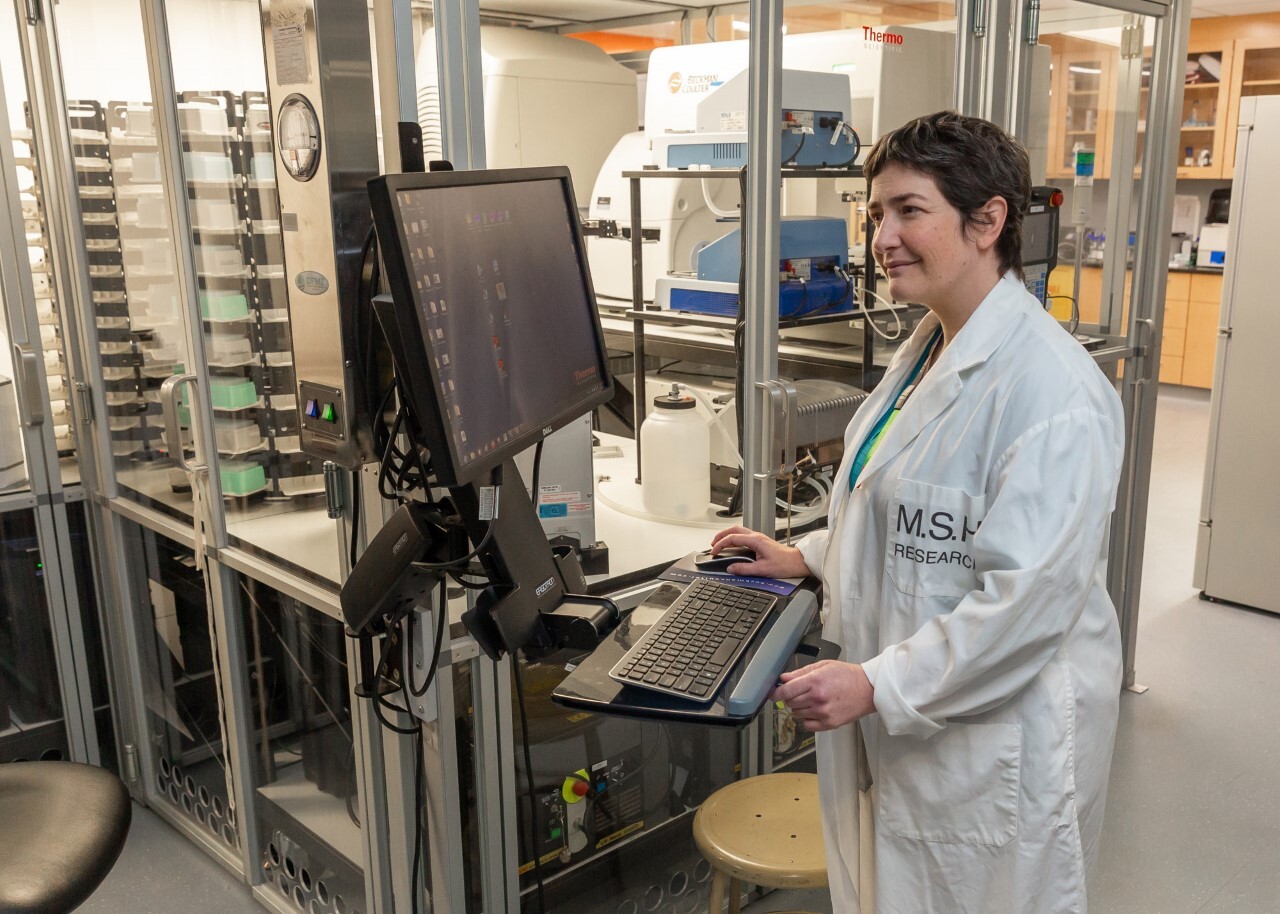 Professor Anne-Claude Gingras, photo by Colin Dewar, Sinai Health