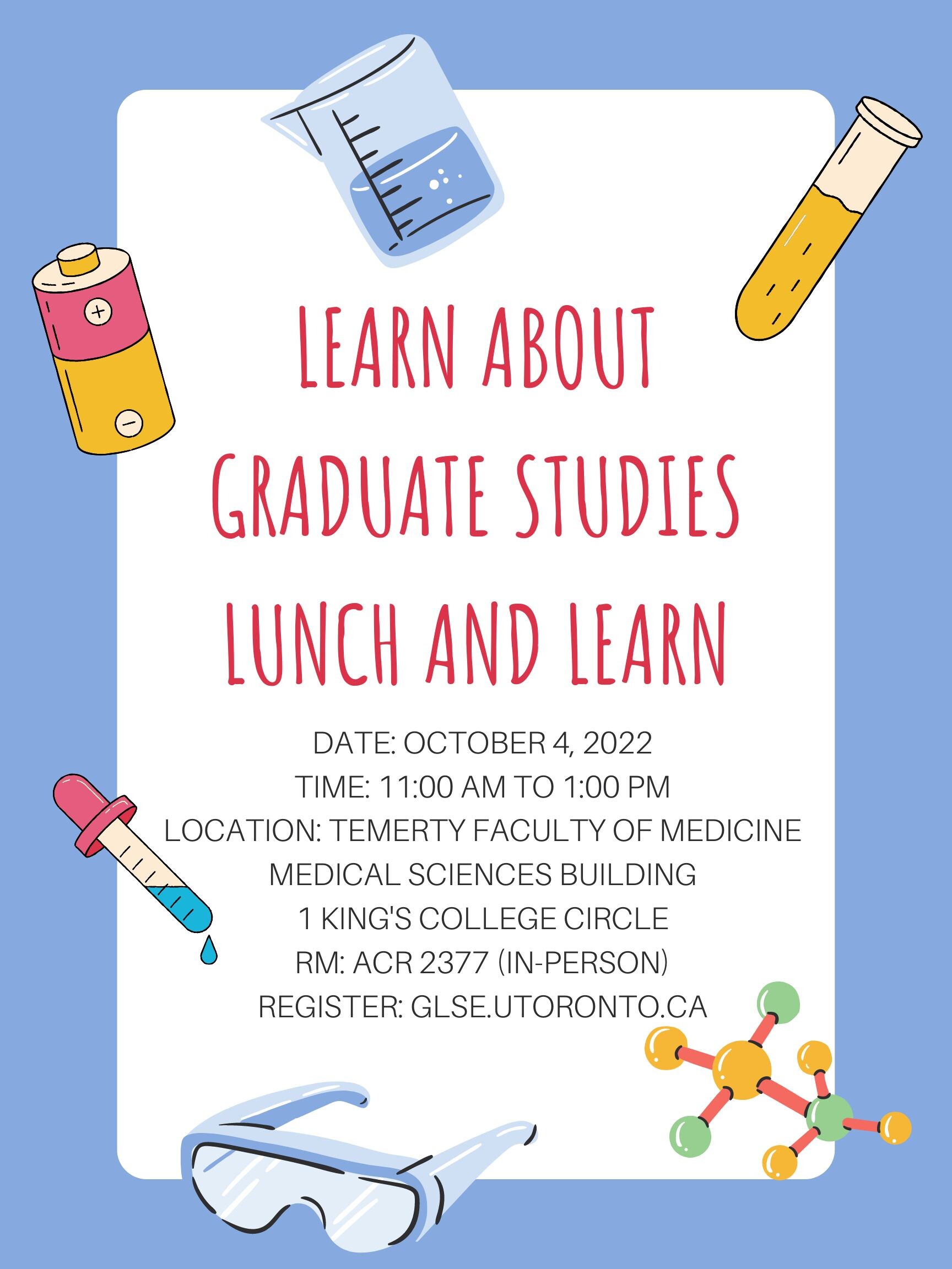 Learn about Graduate Studies Lunch and Learn 