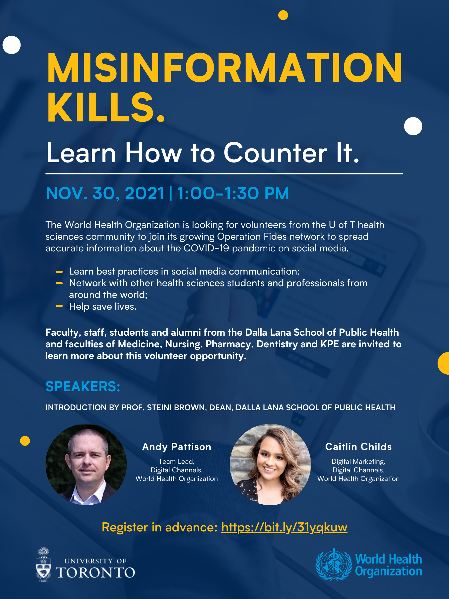 Misinformation Kills. Learn How to Counter It