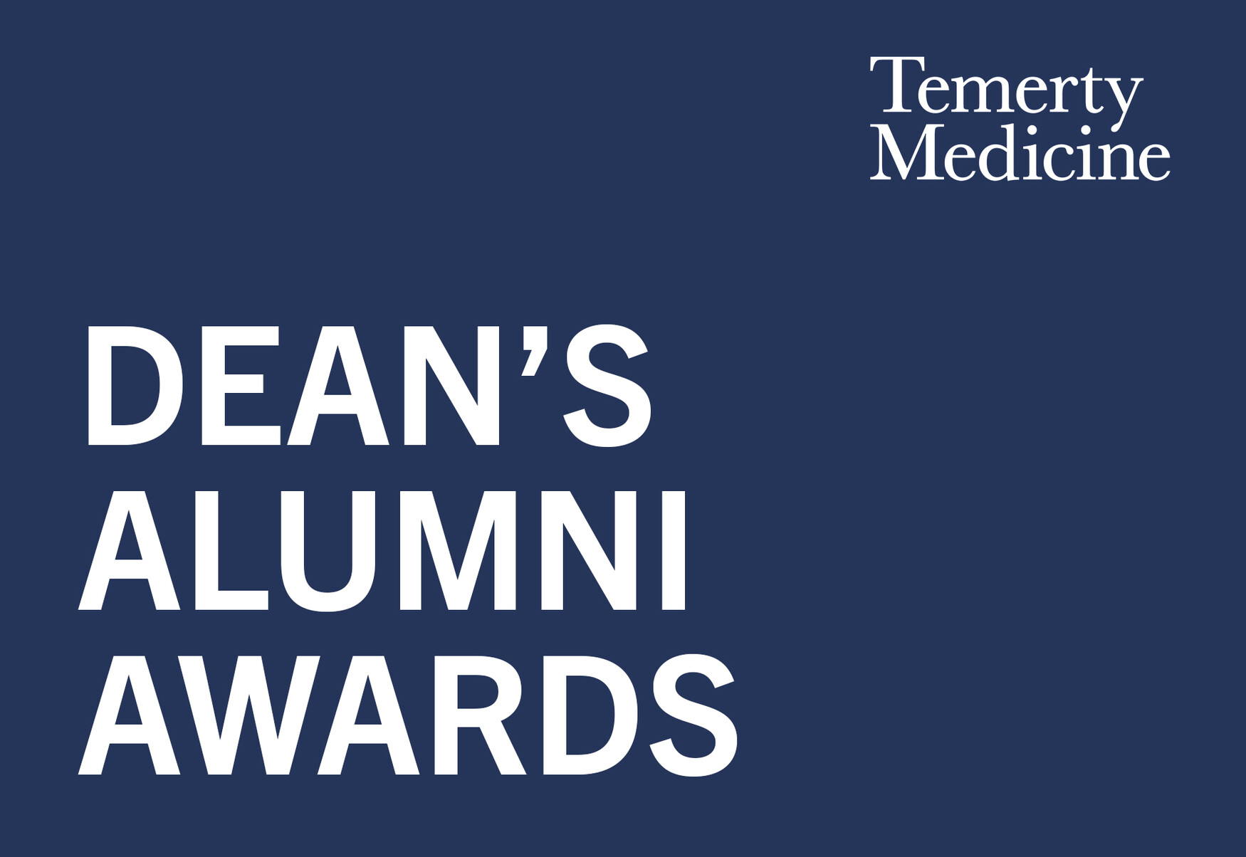 Dean's Alumni Award badge