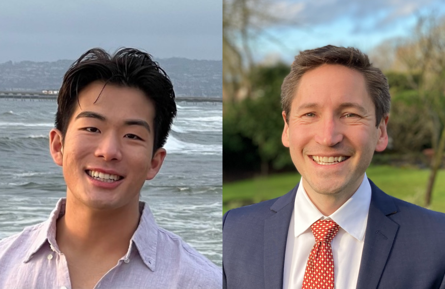 Headshots of Christian Cao (left) and Niklas Bobrovitz