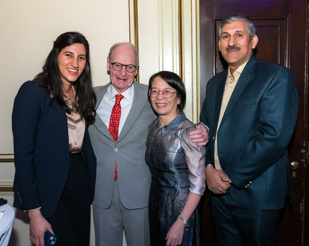 L to R: Amna Zulfiqar, John Wright, Chung-Wai Chow and Ali Zulfiqar