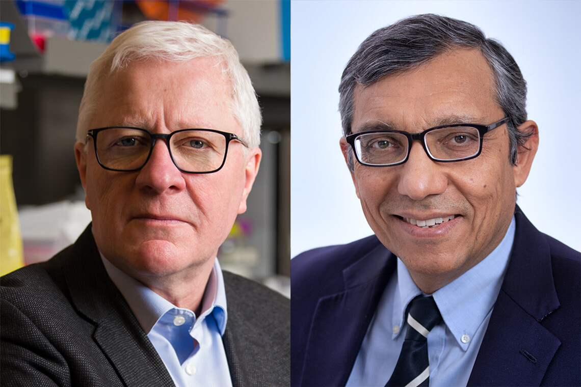 Photo of John Dick and Zulfiqar Bhutta