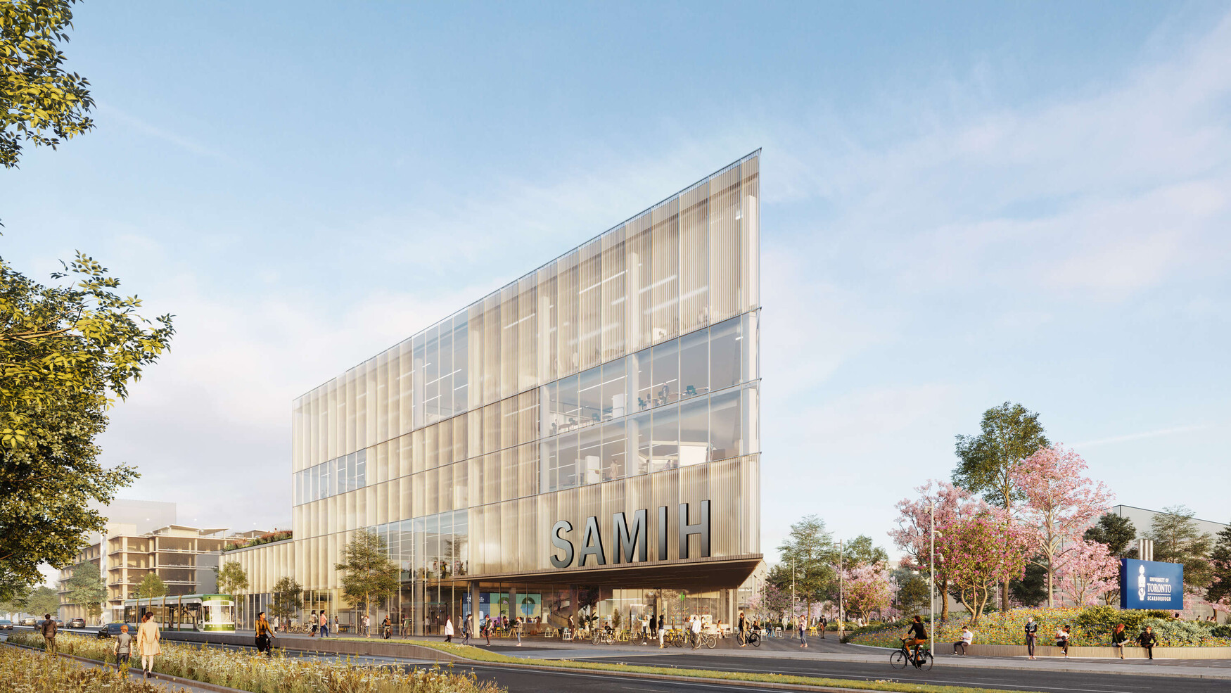 Rendering of new SAMIH building at the intersection of Morningside Avenue and Military Trail