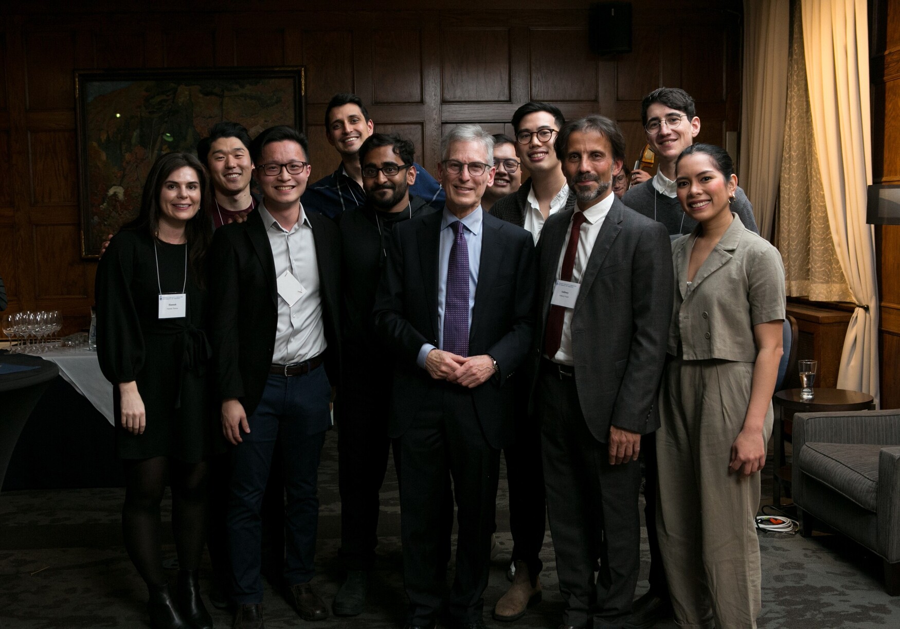 Drs. Sender Herschorn and Tony Finelli with fellows and residents of U of T’s Division of Urology celebrating the establishment of the new Sender Herschorn Chair in Functional Urology