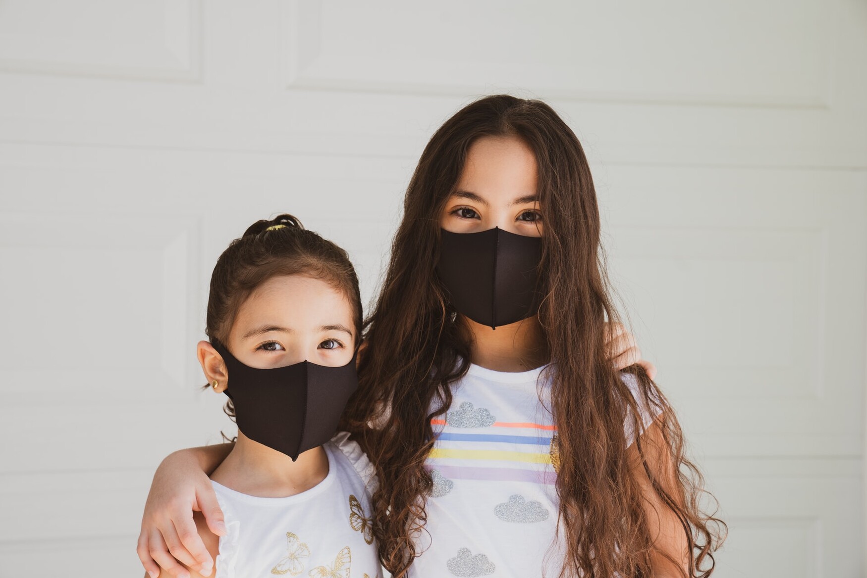 Children with masks