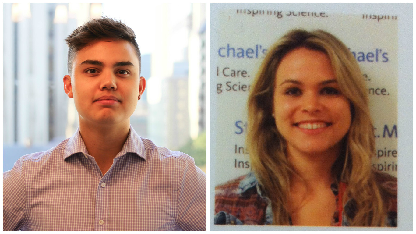 U of T medical students Atara Messinger and Benjamin Chin-Yee